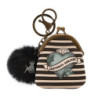 LLAVERO MONEDERO GORJUSS "BLACK PEARL" SAFTA21 ENERO 919GJ06 9*13