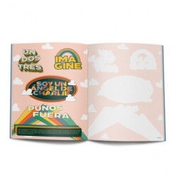 RUBIO CALIGRAFIA LIBRETA LETTERING UN VIAJE EN TIEMPO AÑOS 70 40PAG