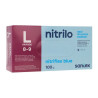 GUANTE NITRILO SIN POLVO AZUL SANTEX TALLA L 8-9 GD20BD C/100U