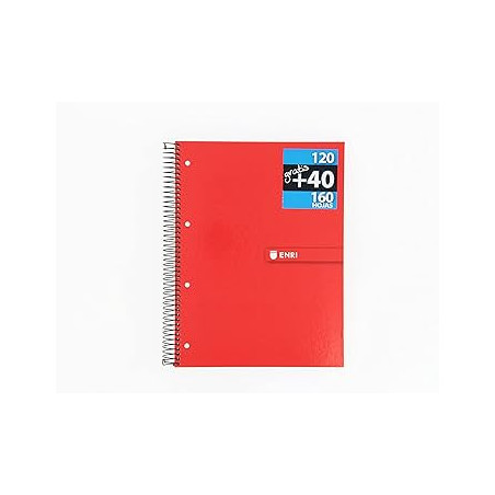 CUADERNO ENRI EUROPEAN 120H + 40H 5*5 60G  TE 100430093