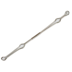 COMPRESOR PARA CARPETAS 2 ANILLAS METAL DISPLAST