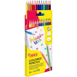 LAPIZ JOVI WOODLESS 12 COLORES 734/12