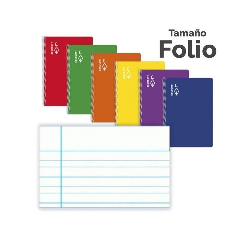 CUADERNO ESCOLOFI ESPIRAL FL 100H MONTESORI 5