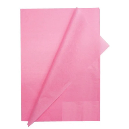 PAPEL SEDA ROSA MANO 25 H INETA