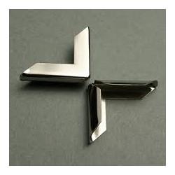 CANTONERA METALICA 17MM NIQUELADO MEDIANO C/50U