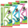 REGLA JUEGO MAPED ESCOLAR FLEXIBLE TWIST'N FLEX 25CM 4 PIEZAS 897157