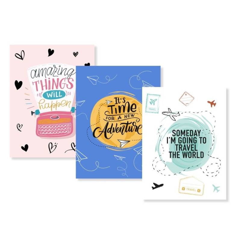 ALBUM FOTOS FOLIO VIAJES Y RECUERDOS 25H ADHESIVO POESSA 332077 UNIDAD