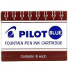 TINTA CARTUCHO PILOT IC-50 AZUL CAJA 6U