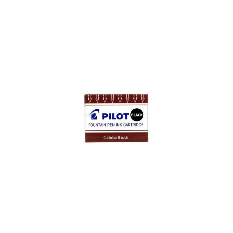 TINTA CARTUCHO PILOT IC-50 NEGRO CAJA 6U
