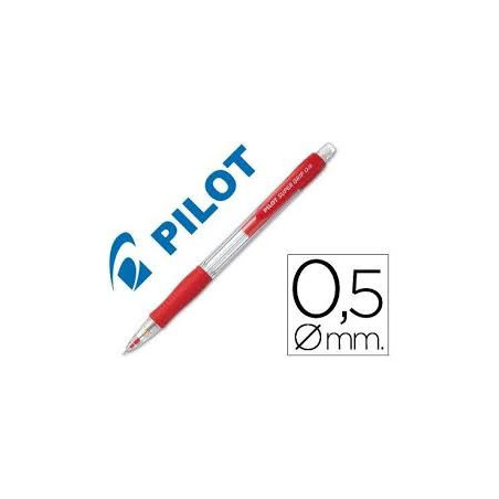 PORTAMINAS 0,5MM PILOT H-185 ROJO C/12U