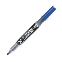 ROTULADOR PILOT PIZARRA BLANCA V BOARD MASTER S EXTRAFINO AZUL RECARGABLE C/10U