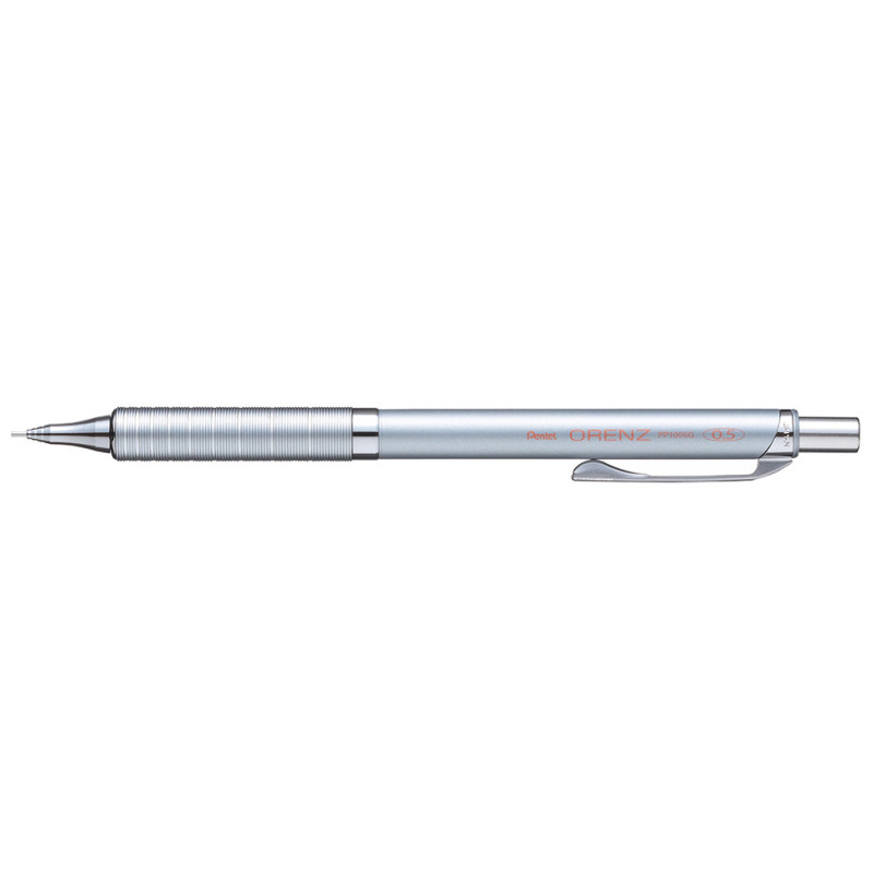PORTAMINAS PENTEL ORENZ METAL 0,7 PLATA PP1007GZX