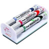 BORRADOR PENTEL PIZARRA BLANCA MAGNETICA C/ 4 ROTULADORES MWL5S-4N