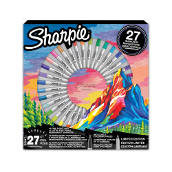 MARCD. SHARPIE FINE PUNTA 0.9 BLISTER 27 COLORES SURTIDOS CAJA REGALO 2205231