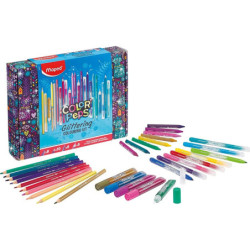 JUEGO MAPED COLOR PEPS GLITTERING COLOURING KIT 31 PZAS 984722