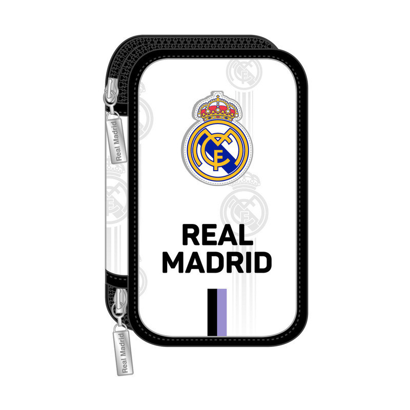 PLUMIER DOBLE PQÑO 28 PCS REAL MADRID 1ª EQUIP. 22/23 SAFTA23 ENERO 412254854