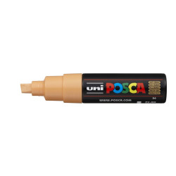 MARCADOR UNI-BALL POSCA PC-8K BISEL GRUESO 8MM NARANJA CLARO -54-