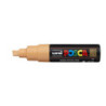 MARCADOR UNI-BALL POSCA PC-8K BISEL GRUESO 8MM NARANJA CLARO -54-