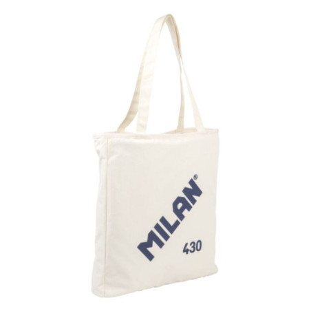 BOLSO SHOPPER C/CREMALLERA MILAN SINCE 1918 BEIGE 62102SNCBG