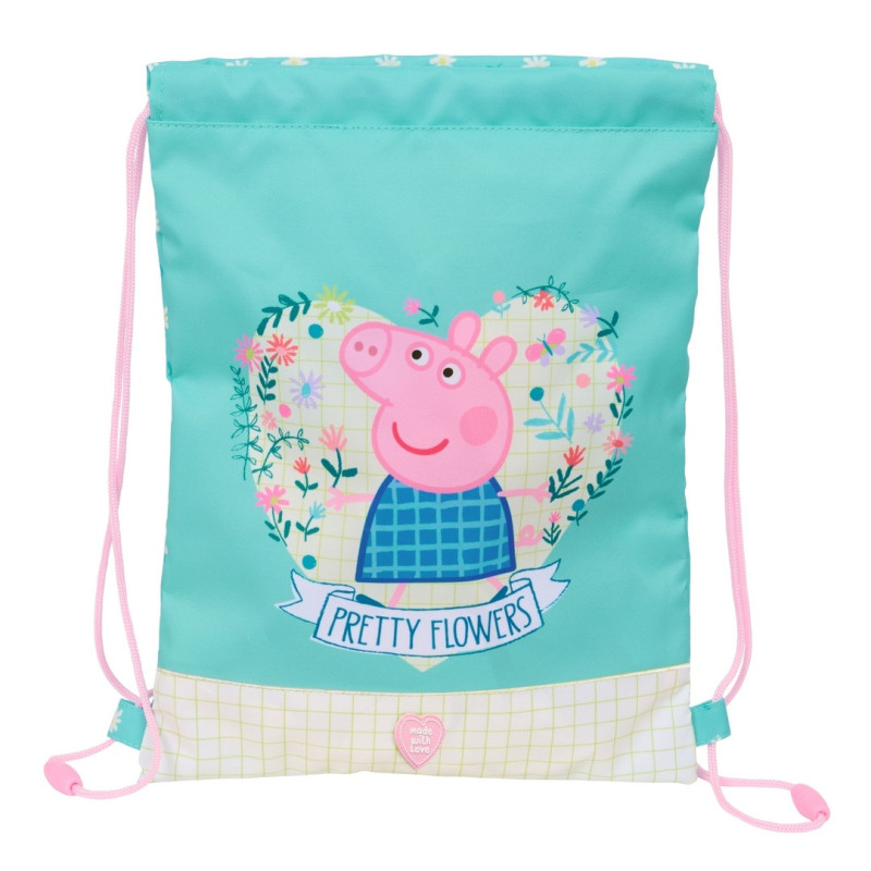 SACO PLANO JUNIOR PEPPA PIG "PRETTY FLOWERS" SAFTA25 ENERO 612390855