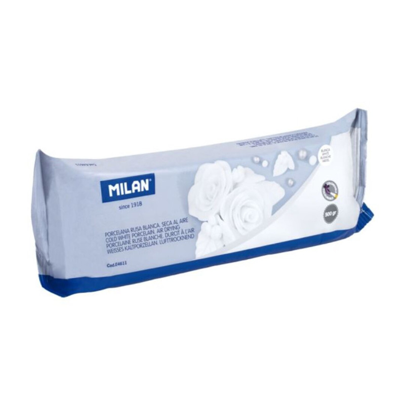 PORCELANA RUSA BLANCA 500G MILAN UNIDAD E4611