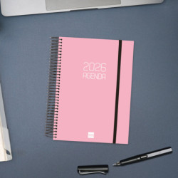 AGENDA OPAQUE E10 1DP 2026 ROSA+ FINOCAM26 742914526 175 X 29 X 212 MM