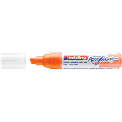 MARCADOR EDDING N.º 5000 ACRILICO 5-10 MM NARANJA NEON COLOR 66 UNIDAD