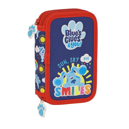 PLUMIER DOBLE PQÑO 28 PCS BLUES CLUES SAFTA23 ENERO 412255854