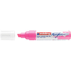 MARCADOR EDDING N.º 5000 ACRILICO 5-10 MM ROSA NEON COLOR 69 UNIDAD