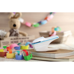 GRAPADORA SIN GRAPAS KW-TRIO 6 HOJAS 05299 AZUL