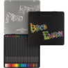 LAPIZ FABER-CASTELL BLACK EDITION CAJA METAL 24C 116425