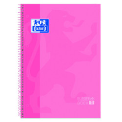 CUADERNO ENRI OXFORD SCHOOL EUROPEAN A-4  80H HZTAL ROSA 400078124