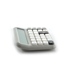CALCULADORA SOBREMESA OFFICE BOX TECLAS RELIEVE SOFT GRIS LT-D1566