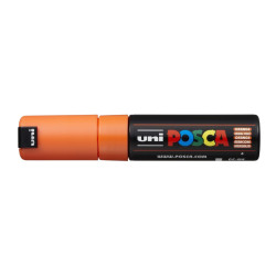 MARCADOR UNI-BALL POSCA PC-8K BISEL GRUESO 8MM NARANJA -4-