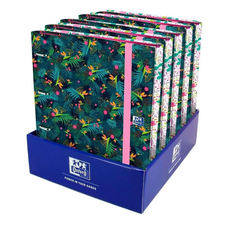 CARPEBLOC RINGBOOK A4 4A ENRI OXFORD SCHOOL EUROPEAN BLOSSOM C/RECAMBIO 100H 5COL 400146747