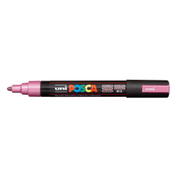 MARCADOR UNI-BALL POSCA PC-5M PUNTA REDONDA 1,8-2,5MM ROSA METALICO -M13-