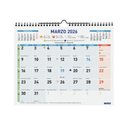 CALENDARIO PARED COLOR ESC.M 30X24,7 2026+ FINOCAM26 781420026 300 X 10 X 255 MM