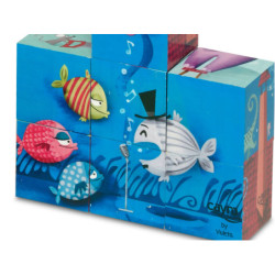 JUEGO CAYRO CUBOS ROMPECABEZAS MADERA REF 880