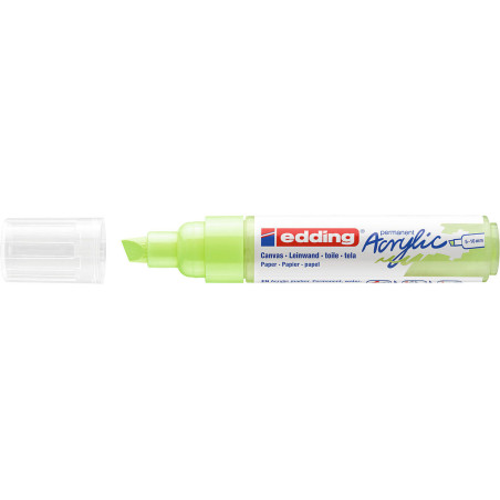 MARCADOR EDDING N.º 5000 ACRILICO 5-10 MM VERDE PASTEL COLOR 917 UNIDAD