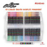 ROTULADOR ACRILICO PINCEL ALEX BOG LIQUID BRUSH MALETA REGALO 48 COLORES AB-0667