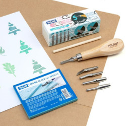 VINILO PARA GRABADO LINOLEO 15*9*0,6 GRANDE MILAN GPM1509006