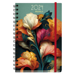 AGENDA ANUAL MYRGA24 2024 D/P TEXTURE WIRE-O CLASSIC 3004CL