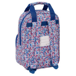 MOCHILA INFANTIL NAIT NAIT "FLORES COIMBRA AZUL" SAFTA25 ENERO 103797