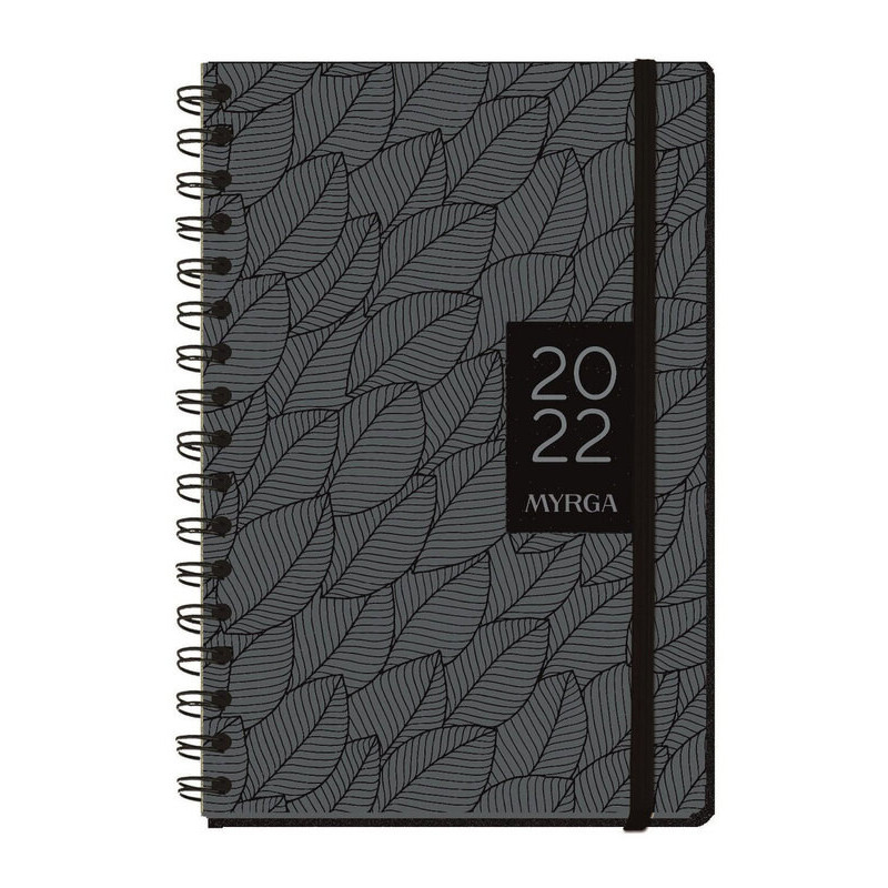 AGENDA MYRGA22 2022 21*14,5CM ESPIRAL DIA PAGINA HOJAS 3004HO