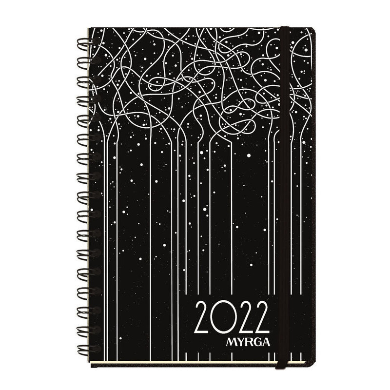 AGENDA MYRGA22 2022 21*14,5CM ESPIRAL DIA PAGINA LINEAS 3004LI