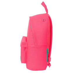 MOCHILA PARA PORTATIL 14,1" NAIT NAIT "ROSA FLUOR" SAFTA25 ENERO 103816