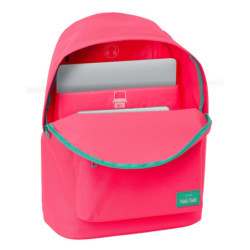 MOCHILA PARA PORTATIL 14,1" NAIT NAIT "ROSA FLUOR" SAFTA25 ENERO 103816