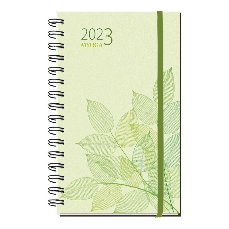 AGENDA MYRGA23 2023 S/V LIEBANA COLORS GREEN 7,5*13,5 3807GR