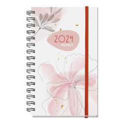 AGENDA ANUAL MYRGA24 2024 S/V 13,5*7,5 LIEBANA COLORS PINK 3807PK