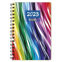 AGENDA MYRGA23 2023 S/V LIEBANA COLORS TRAZOS 7,5*13,5 3807TR